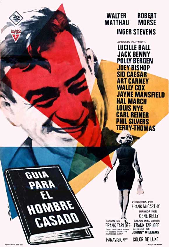 A Guide for the Married Man movie poster print featuring classic cinema design.