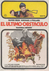 Hannibal Brooks Movie Poster Print featuring vibrant artwork.