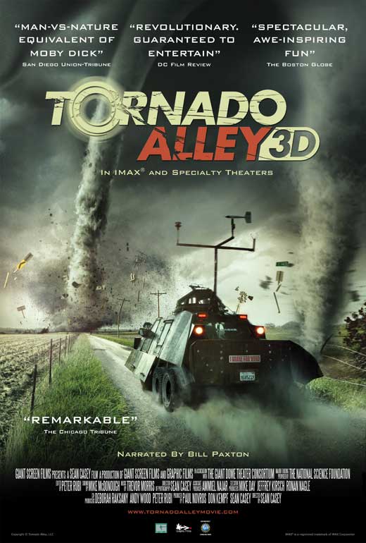 Tornado Alley Movie Poster Print - Dramatic artwork capturing the intensity of tornadoes.