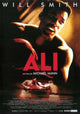 Ali Movie Poster Print featuring Muhammad Ali, vibrant colors and dynamic design.