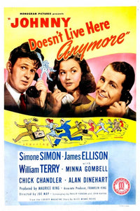 Johnny Doesn't Live Here Anymore Movie Poster featuring vibrant imagery.