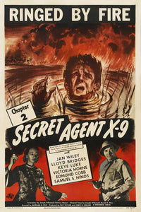 Secret Agent X-9 Movie Poster Print showcasing classic spy adventure