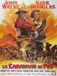 The War Wagon Movie Poster Print featuring classic Western imagery.