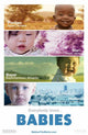 Babies Movie Poster Print showcasing playful imagery for children's decor.
