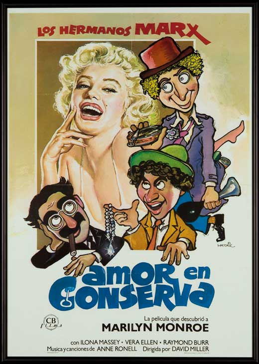 Love Happy Movie Poster Print showcasing vibrant colors and classic design