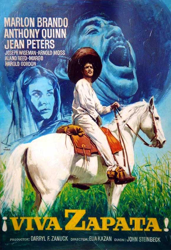 Viva Zapata! movie poster print showcasing revolutionary themes.