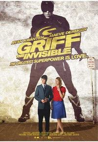 Griff the Invisible Movie Poster Print featuring a whimsical design.