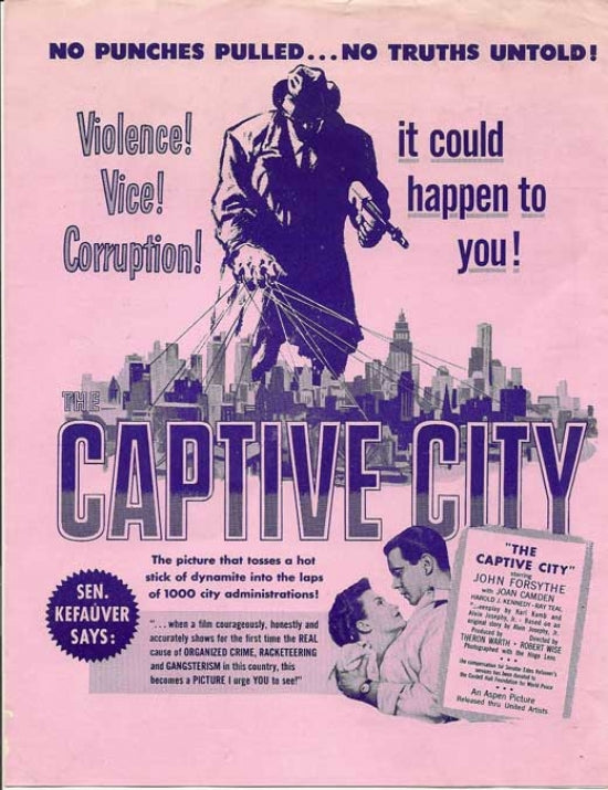 The Captive City Movie Poster Print showcasing cinematic art.