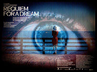 Requiem for a Dream Movie Poster Print showcasing striking visuals and emotional themes.