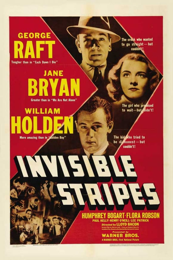 Invisible Stripes Movie Poster Print showcasing classic cinema art.