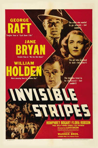 Invisible Stripes Movie Poster Print showcasing classic cinema art.
