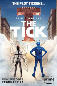The Tick TV Series Movie Poster Print showcasing the quirky superhero.