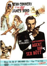 From Russia with Love Movie Poster Print featuring classic James Bond imagery.