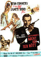 From Russia with Love Movie Poster Print featuring classic James Bond imagery.