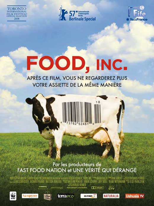 Food Inc. Movie Poster Print showcasing thought-provoking themes.