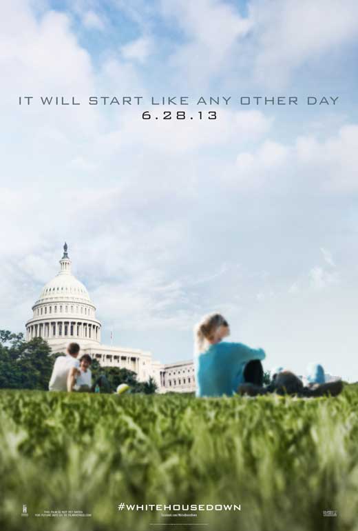 White House Down Movie Poster Print featuring iconic imagery from the film.