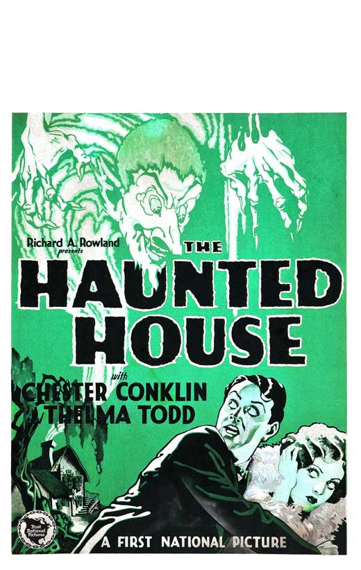 The Haunted House Movie Poster Print featuring classic horror art.