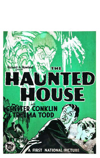 The Haunted House Movie Poster Print featuring classic horror art.