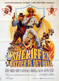 Blazing Saddles Movie Poster Print showcasing a classic comedy film.