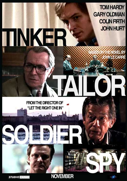 Tinker Tailor Soldier Spy Movie Poster Print showing iconic imagery from the film.