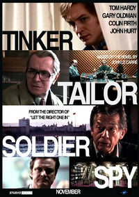Tinker Tailor Soldier Spy Movie Poster Print showing iconic imagery from the film.