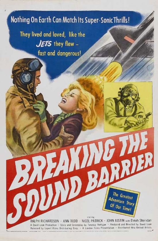 The Sound Barrier Movie Poster showcasing classic film artwork.