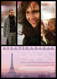 Paris Movie Poster Print showcasing a beautiful cityscape.