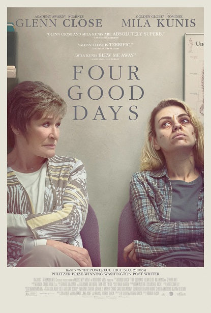 Four Good Days Movie Poster Print showcasing resilience and redemption.