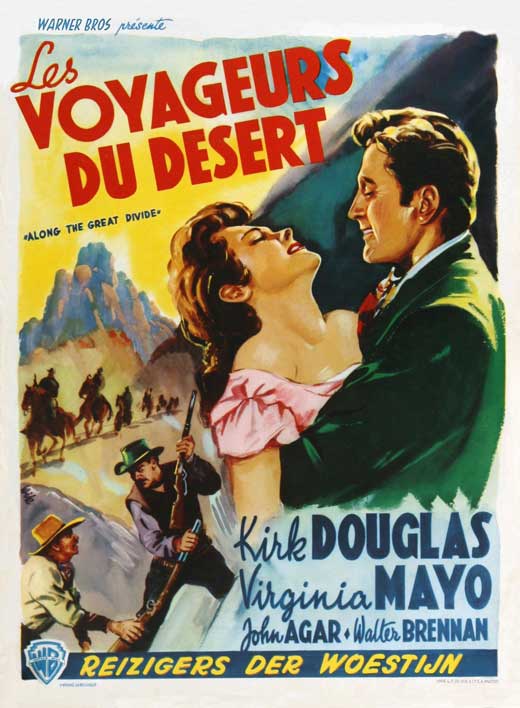 Along the Great Divide Movie Poster Print showcasing cinematic adventure.