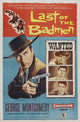 Last of The Badmen Movie Poster Print featuring classic Western imagery.