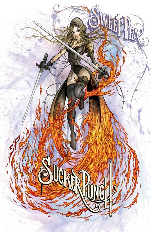Sucker Punch Movie Poster Print featuring stunning visuals and vibrant colors.