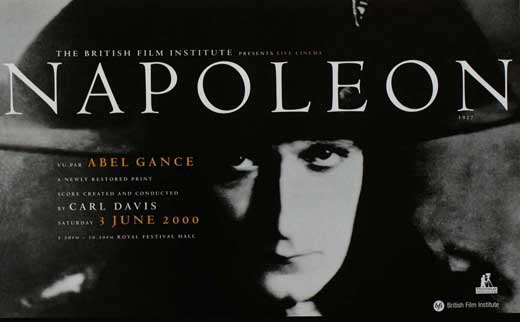 Napoleon Movie Poster Print showcasing classic film artwork.
