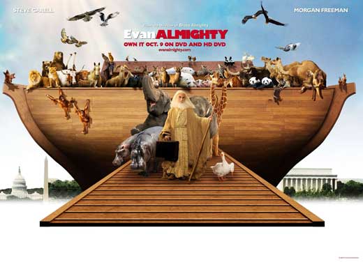 Evan Almighty Movie Poster Print showcasing comedy and family themes.