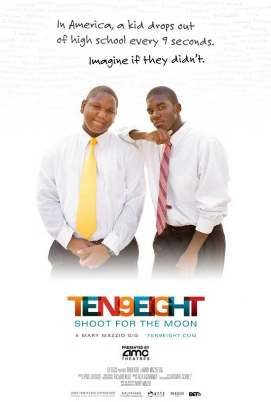 Ten9Eight Shoot for the Moon Movie Poster, inspirational wall art.