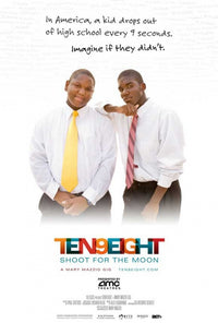 Ten9Eight Shoot for the Moon Movie Poster, inspirational wall art.