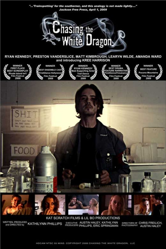 Chasing the White Dragon Movie Poster Print featuring vibrant artwork.