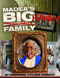 Madea's Big Happy Family movie poster print showcasing family humor and joy.