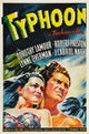 Typhoon Movie Poster Print showcasing vibrant colors and dynamic design.