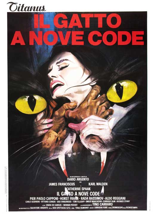 The Cat o' Nine Tails Movie Poster Print showcasing iconic film imagery.