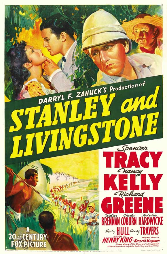 Stanley and Livingstone Movie Poster Print showcasing adventure and exploration.