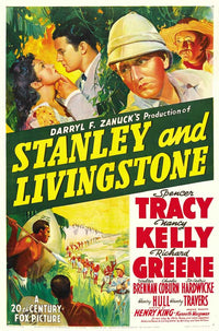 Stanley and Livingstone Movie Poster Print showcasing adventure and exploration.