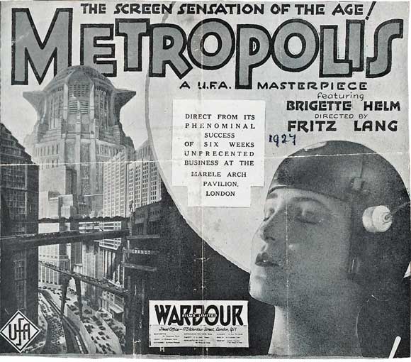 Metropolis Movie Poster Print featuring classic sci-fi artwork.