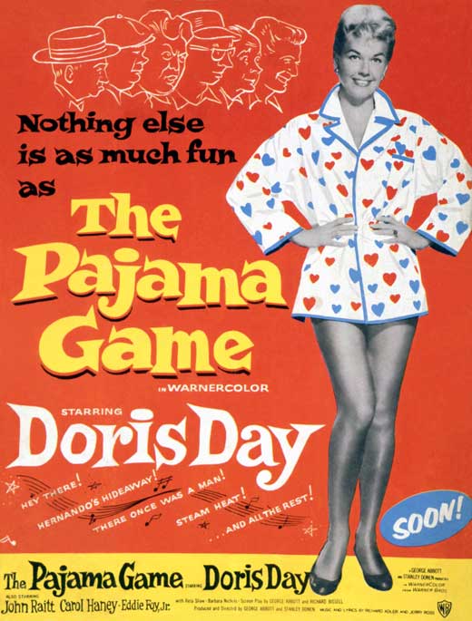 The Pajama Game Movie Poster Print in vibrant colors on premium paper.
