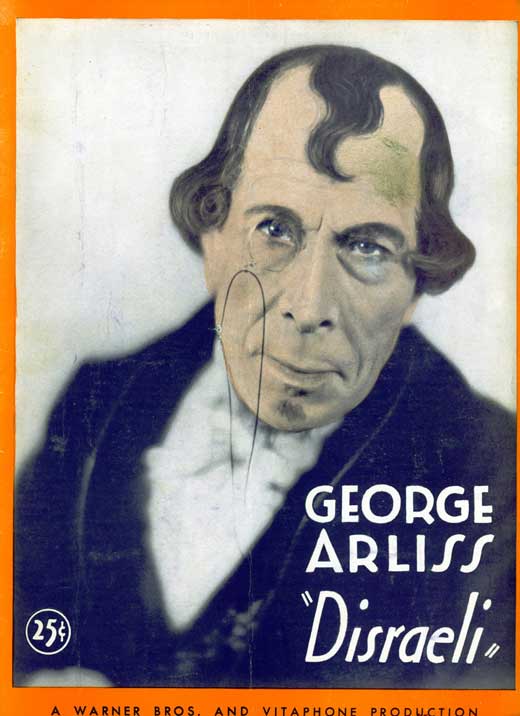 Disraeli Movie Poster Print showcasing classic cinema art.