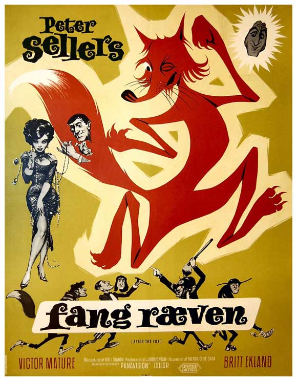 After the Fox Movie Poster Print showcasing vibrant colors and classic design.