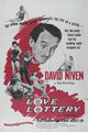 The Love Lottery Movie Poster - Captivating romantic film artwork.
