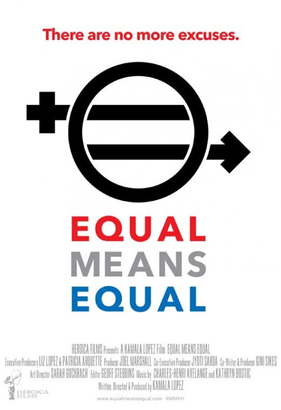 Equal Means Equal Movie Poster showcasing powerful message on equality.
