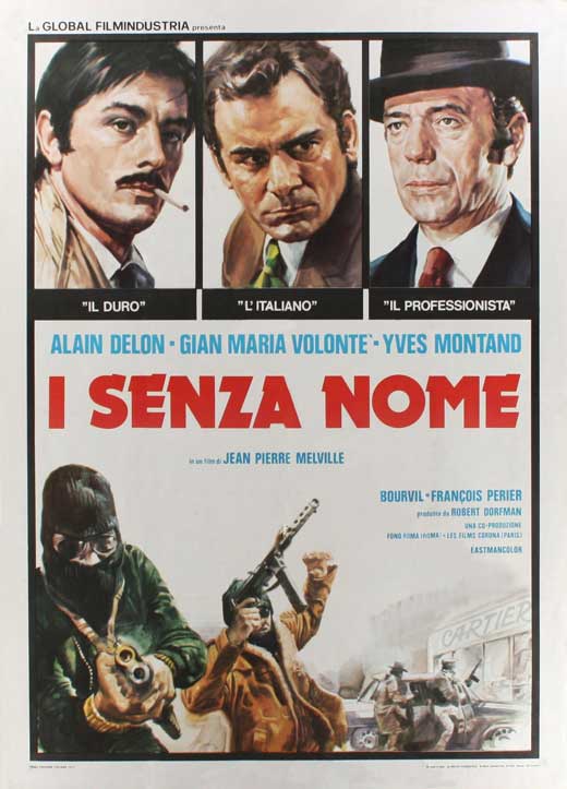 Le Cercle Rouge Movie Poster Print showcasing iconic film imagery.