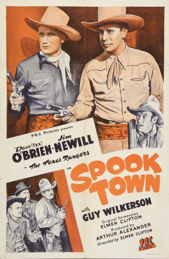 Spook Town Movie Poster showcasing Halloween-themed artwork.