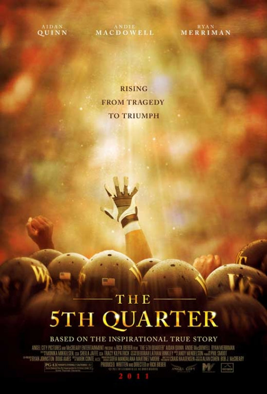 The 5th Quarter Movie Poster Print showcasing vibrant sports drama imagery.